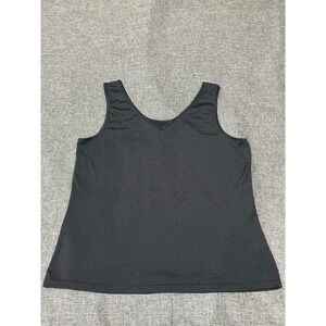 No Brand Women's‎ Small Tank Top Black V-Neck Sleeveless Casual Solid